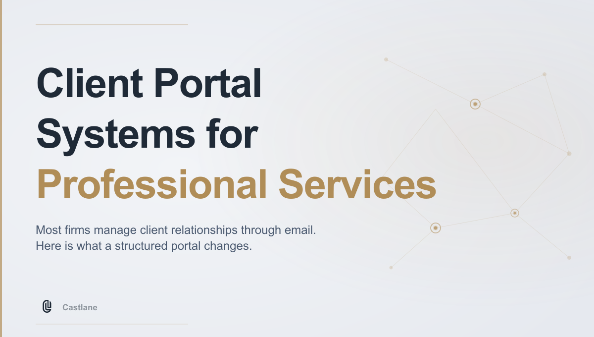 Client Portal Systems for Professional Services Firms