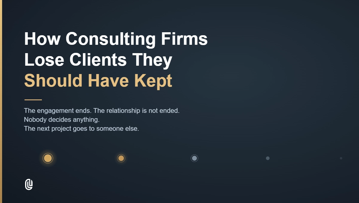How Consulting Firms Lose Clients They Should Have Kept